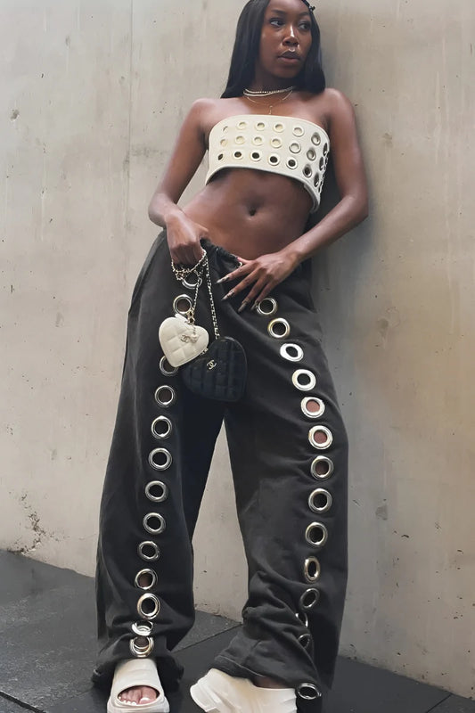 Eyelet Sweats